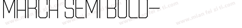 Marca Semi Bold字体转换